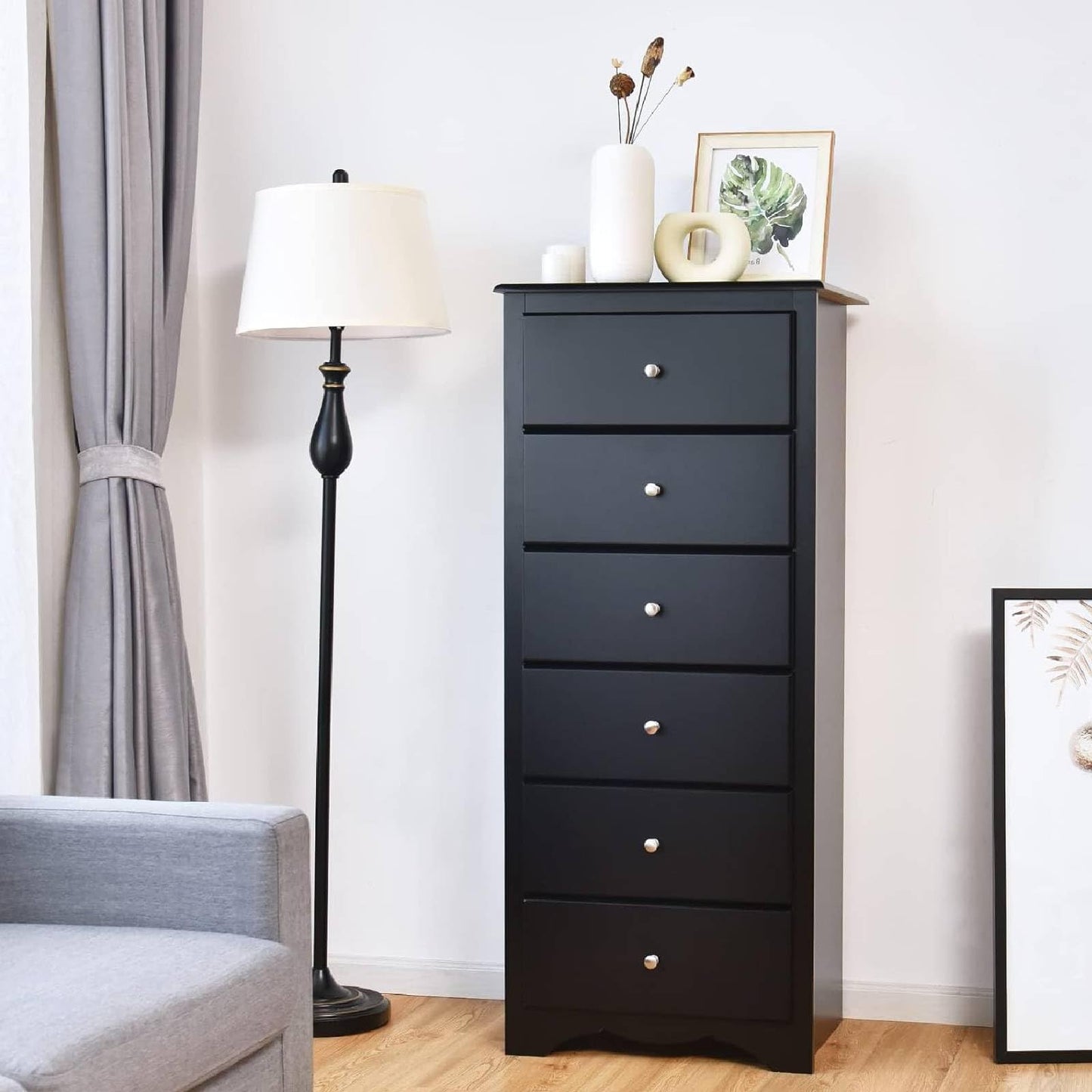 6-Drawer Freestanding Dresser Cabinet