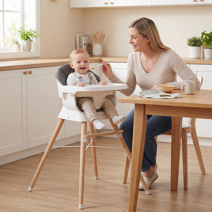 High Chair for Babies and Toddlers, Convertible Baby Highchair