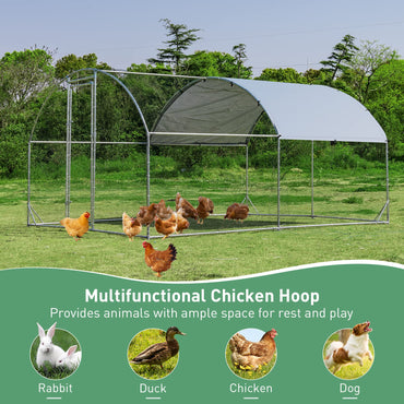 Large Chicken Coop Poultry Shade Cage for Hens Rabbit Dogs Ducks