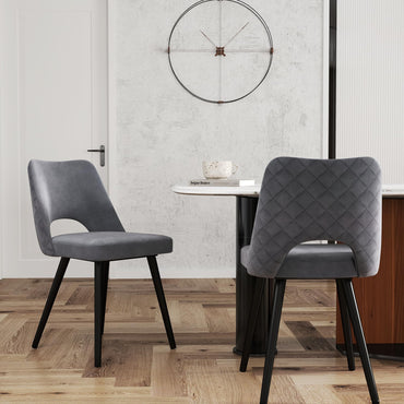 Set of 2 Upholstered Living Room Chair with High-density Sponge Cushion