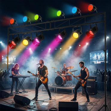 Lighting Truss System, 11-Level Height Adjustable Lighting Stand with 2 Folding Tripods