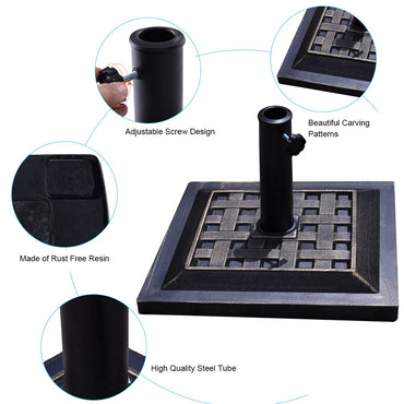 Heavy-Duty Outdoor Patio Stand Suit for Standard Pole Sizes