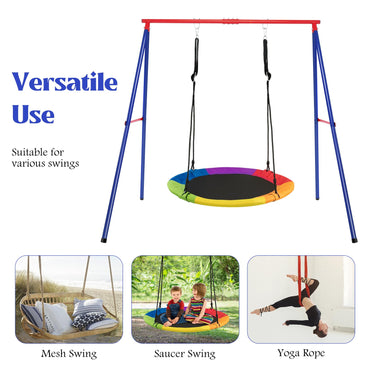 A-Frame Swings Stand with Ground Stakes & Foot Caps Frame Only