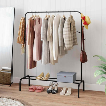 Heavy Duty Clothes Rack Freestanding Metal Garment Wardrobe Rack