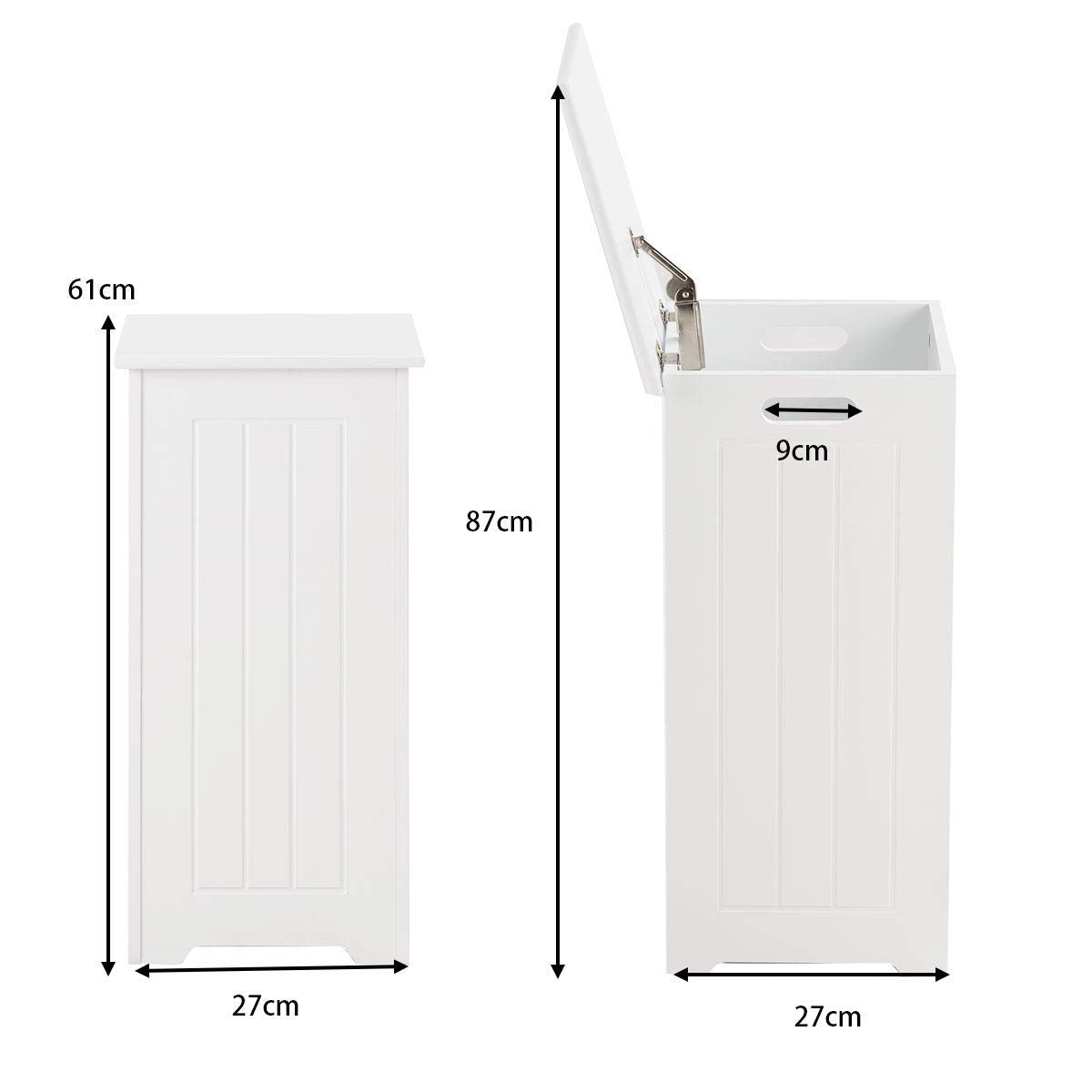 Chest Storage Basket Cabinet Box with Smooth Painted Surface