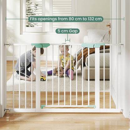 Wide Baby Safety Gate Fits 80-123 CM Openings