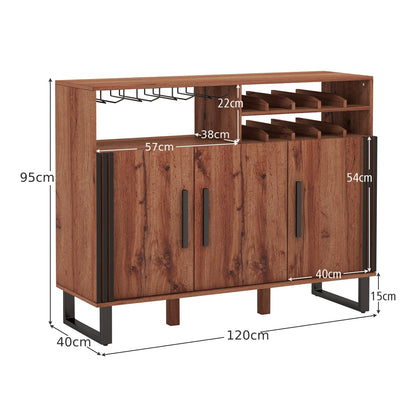 Wooden Storage Cabinet for Dining Room