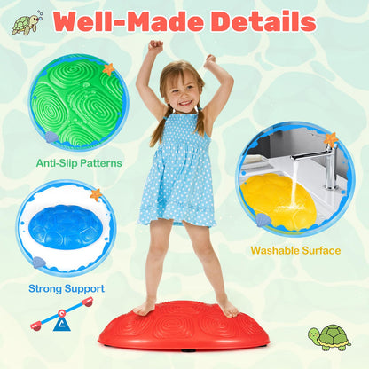 8 Pieces Non-Slip Toddler Stepping Stones for Kids Aged 3+
