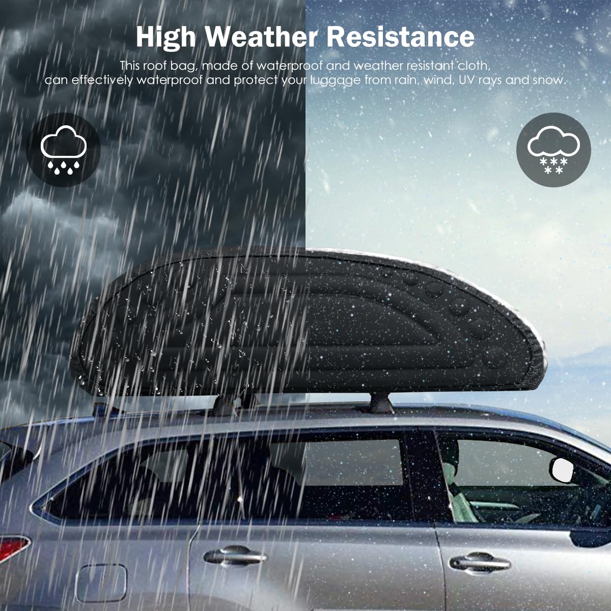 14 Cubic Feet/400L Car Roof Bag