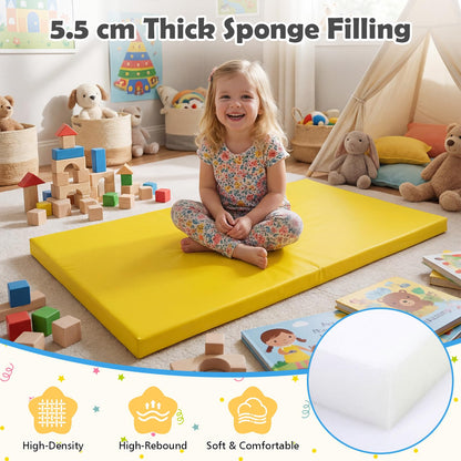 5 Pcs Kids Nap Mat, 5.5cm Thick Sponge Children Floor Rest Mats