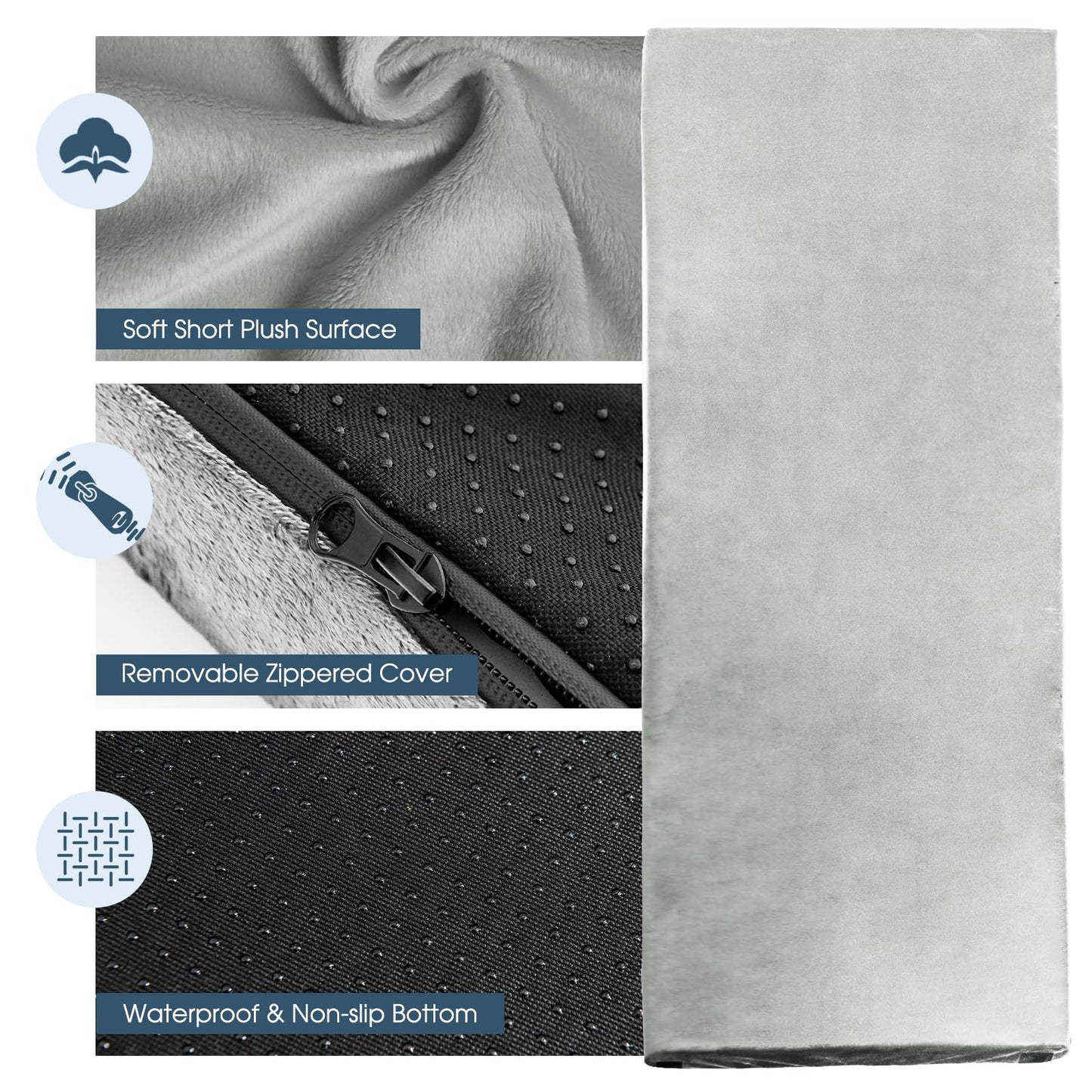 Waterproof Roll up Lightweight Memory Foam Camping Mattress with Carrying Bag