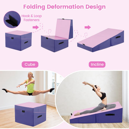 Incline Gymnastics Mat Indoor Outdoor Folding Exercise Yoga Mat