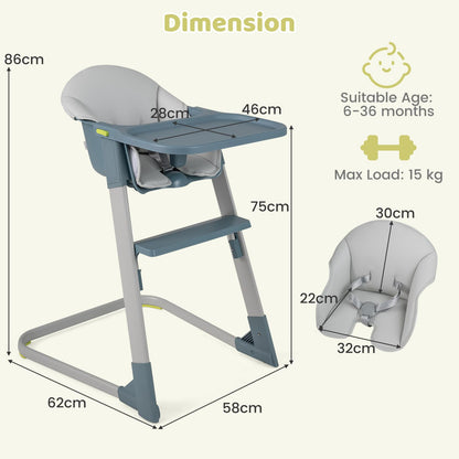 High Chair for Babies and Toddlers, Baby Highchair