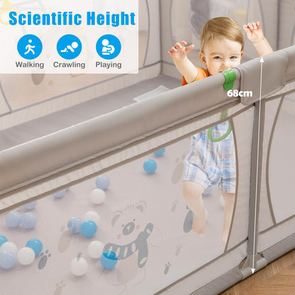206 x 147cm Playard with 50 Ocean Balls