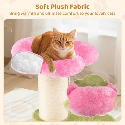 Cat Tree, Multi-Layer Cats Tower with Padded Plush Perch