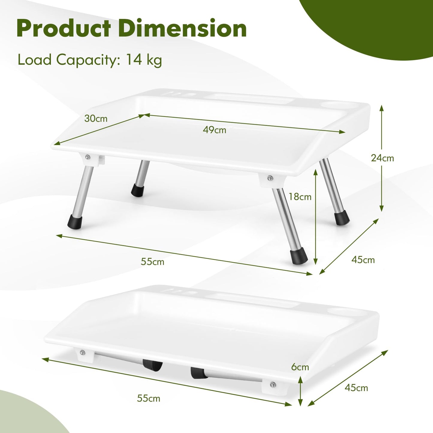 Portable Fish Fillet Table with Drainage Hose