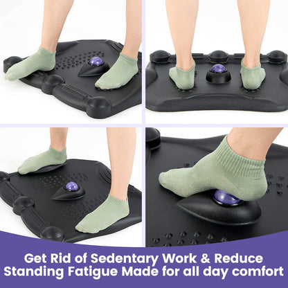 Ergonomic Anti Fatigue Mat with Rolling Massage Ball and Points