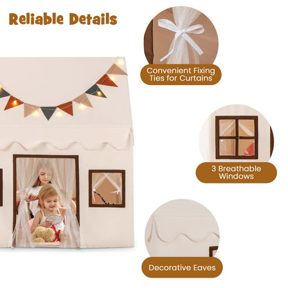 Toddler Playhouse Tent with Padded Non-slip Mat