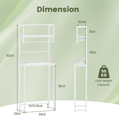 Freestanding Bathroom Space Saver Toilet Organizer