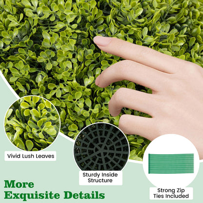 50CM Artificial Topiary Balls Set of 2 Round Fake Boxwood Topiary Leaf Plants