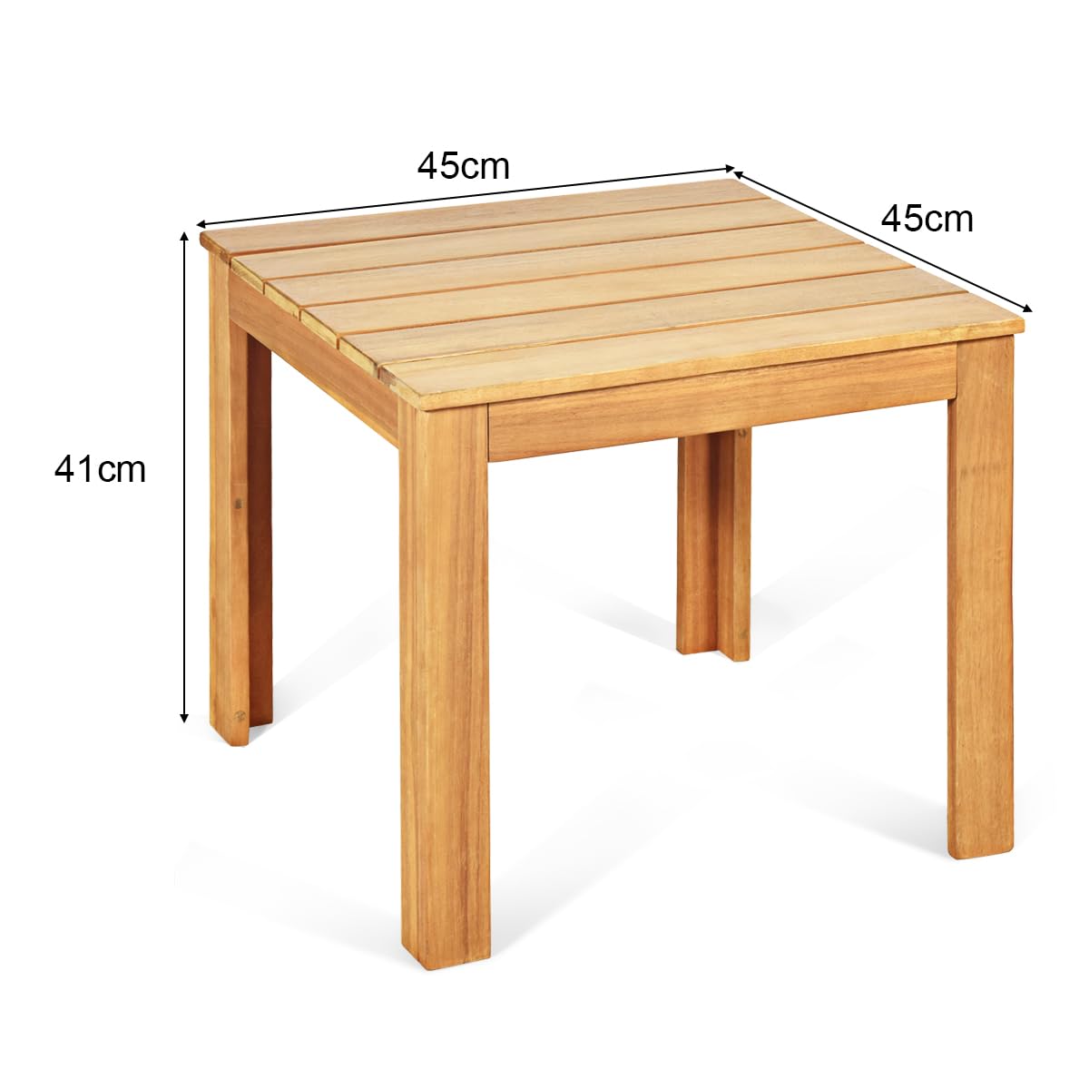 Outdoor Acacia Wood Side Table