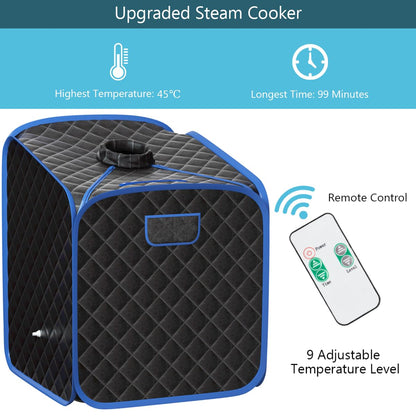 Portable Steam Sauna Tent Private Sauna Spa with Adjustable Temperature