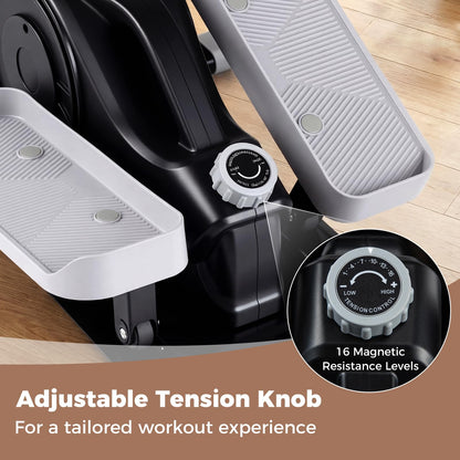 Under Desk Elliptical Machine, Mini Elliptical Cross Trainer