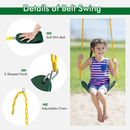 Belt and Nest Swing Seat with Adjustable Hanging Ropes