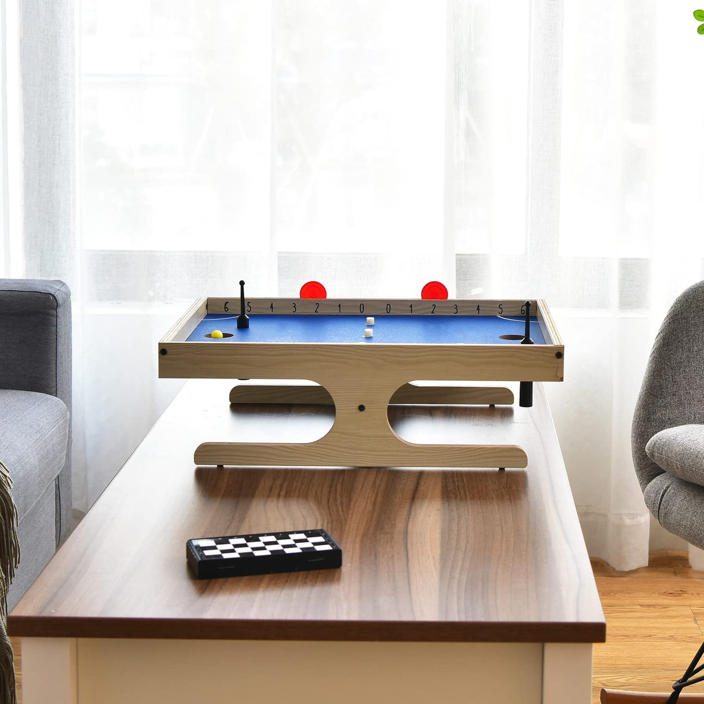 Magnetic Mini Foosball Table with Balls and Handle Sets