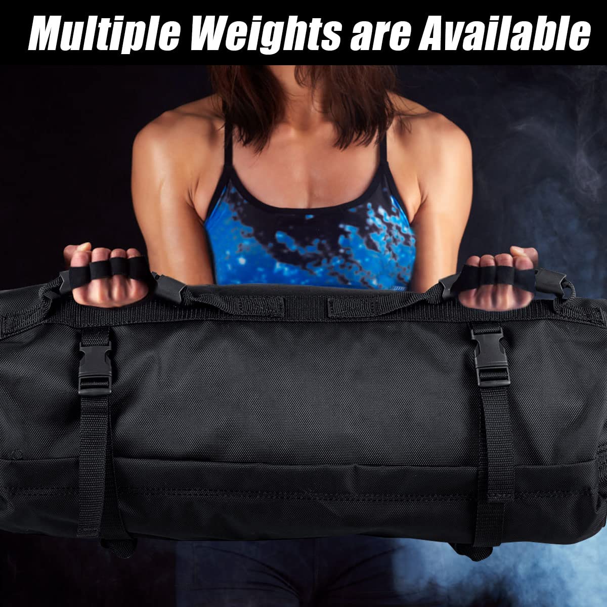 27 KG Heavy Duty Adjustable Training Sandbag of 1680D Oxford Cloth 500D PVC Net Cloth