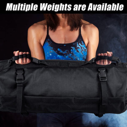 27 KG Heavy Duty Adjustable Training Sandbag of 1680D Oxford Cloth 500D PVC Net Cloth