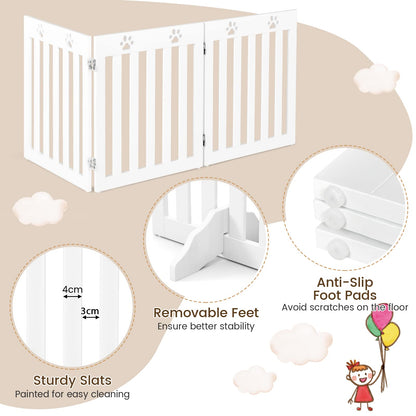 3 Panels Folding Pet Gate