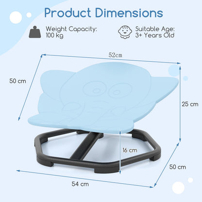 Kids Sensory Swivel Chair Elephant Petal 360° Spinning Chair