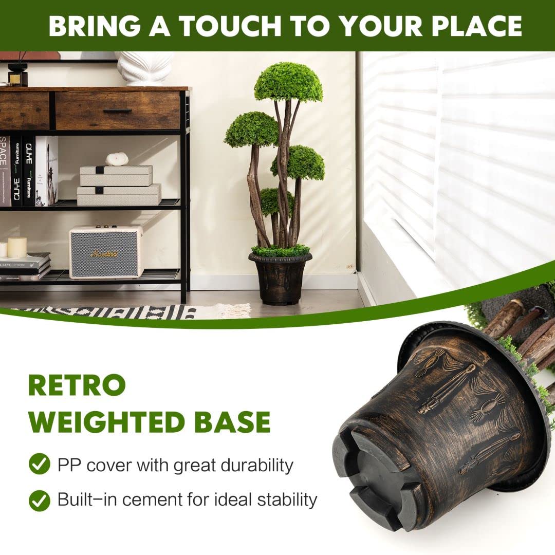 90cm Artificial Cypress Tree with Pot