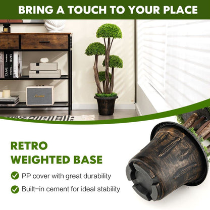 90cm Artificial Cypress Tree with Pot