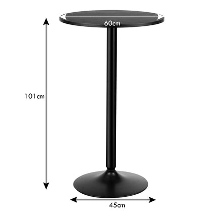 101cm Height Counter Bistro Pub Tables with Fixed Tabletop and Stable Base