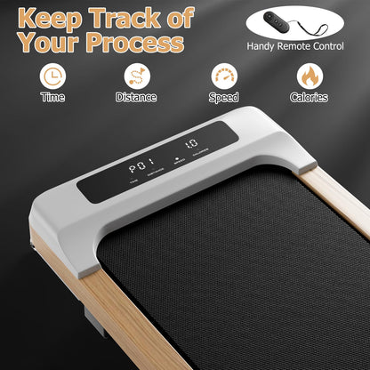 2.25HP Under Desk Treadmill with Remote Control for Home Office