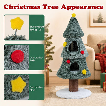 Christmas Cat Tree, Kitten Activity Center