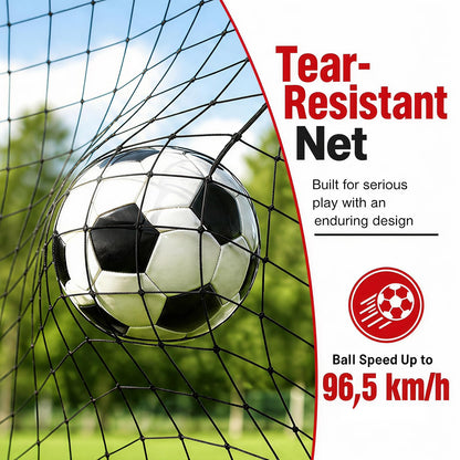 Kids Soccer Goal with Removable Target Cloth Soccer Training Equipment with Metal Frame