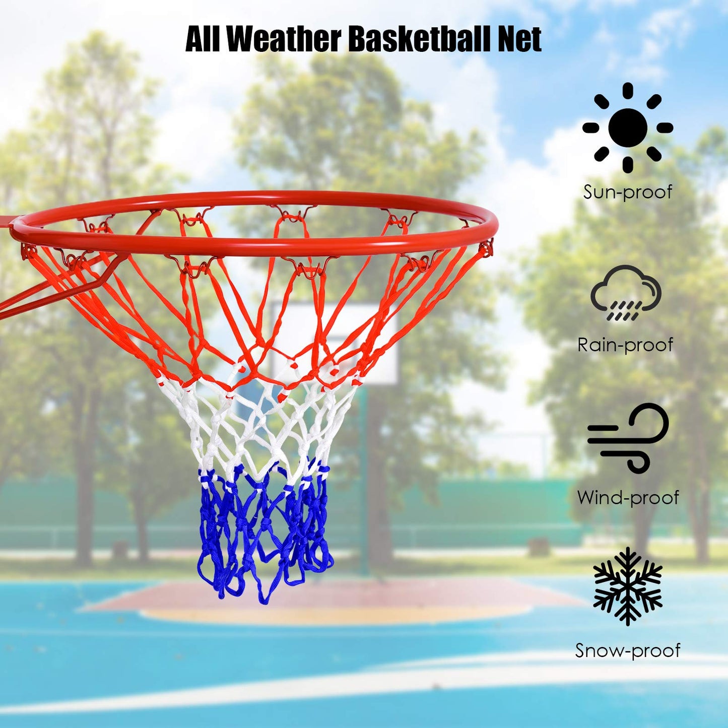 46cm Replacement Basketball Rim for Kids Adults