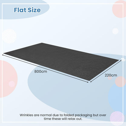 Absorbent Oil Spill Parking Mat Includes Double Sided Tape