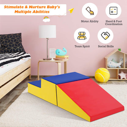 Toddler Climb and Crawl Foam Play Set Baby Soft Play Equipment