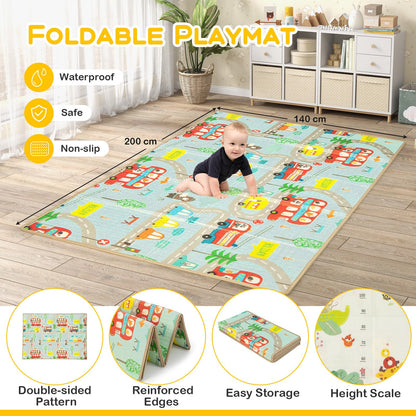 206 x 147cm Extra Large Toddler Fence with Mat