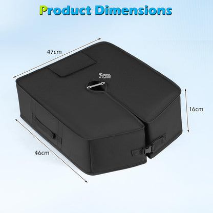 Parasol Base Weight Bag, 40KG Sand Fillable Umbrella Stand