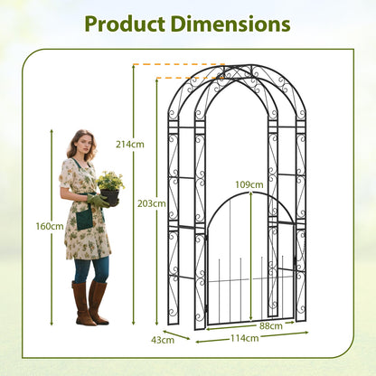 Metal Pergola Arbor Trellis for Climbing Plant