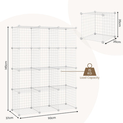 12 Wire Cube Storage Unit