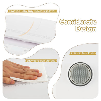 Baby Scale with Detachable Tray Infant Scale Weight Digital for Body Weight & Height Measurement