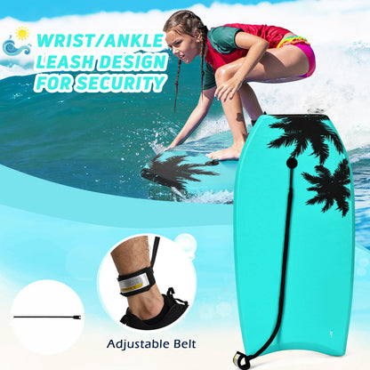 37'' Bodyboard, Lightweight Body Board with EPS Core, XPE Deck