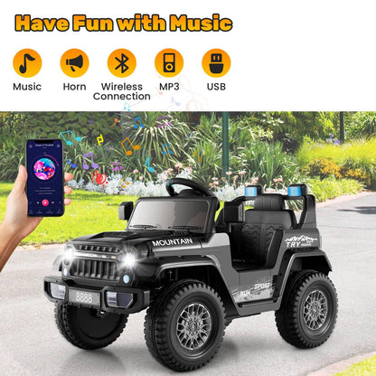12V Kids Ride on Car with Soft Start and Battery Powered