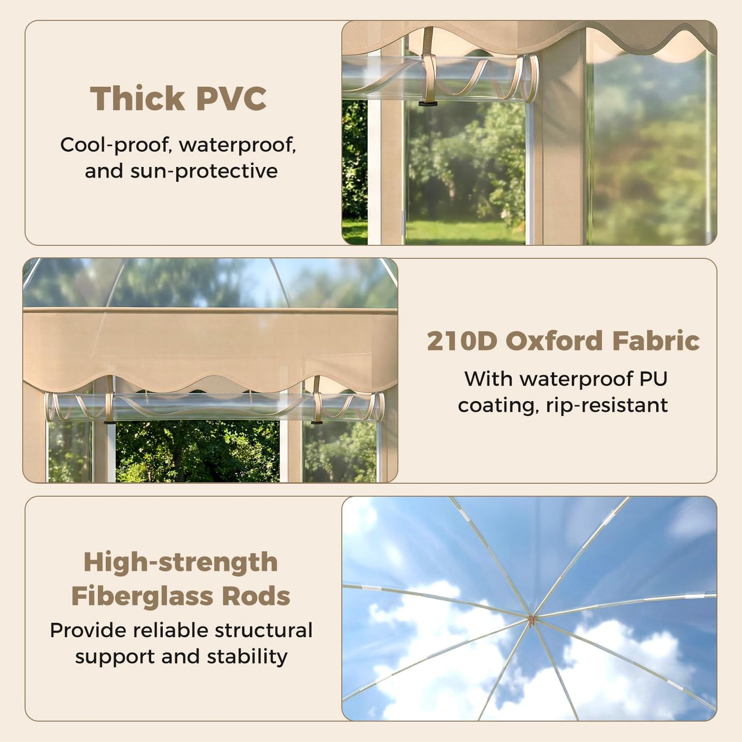 Pop up Bubble Tent, All Weather Sport Shelter Screen House with Carrying Bag